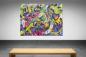 Mobile Preview: XXL Streetart Bunt Pop Art - Abstrakt 1363